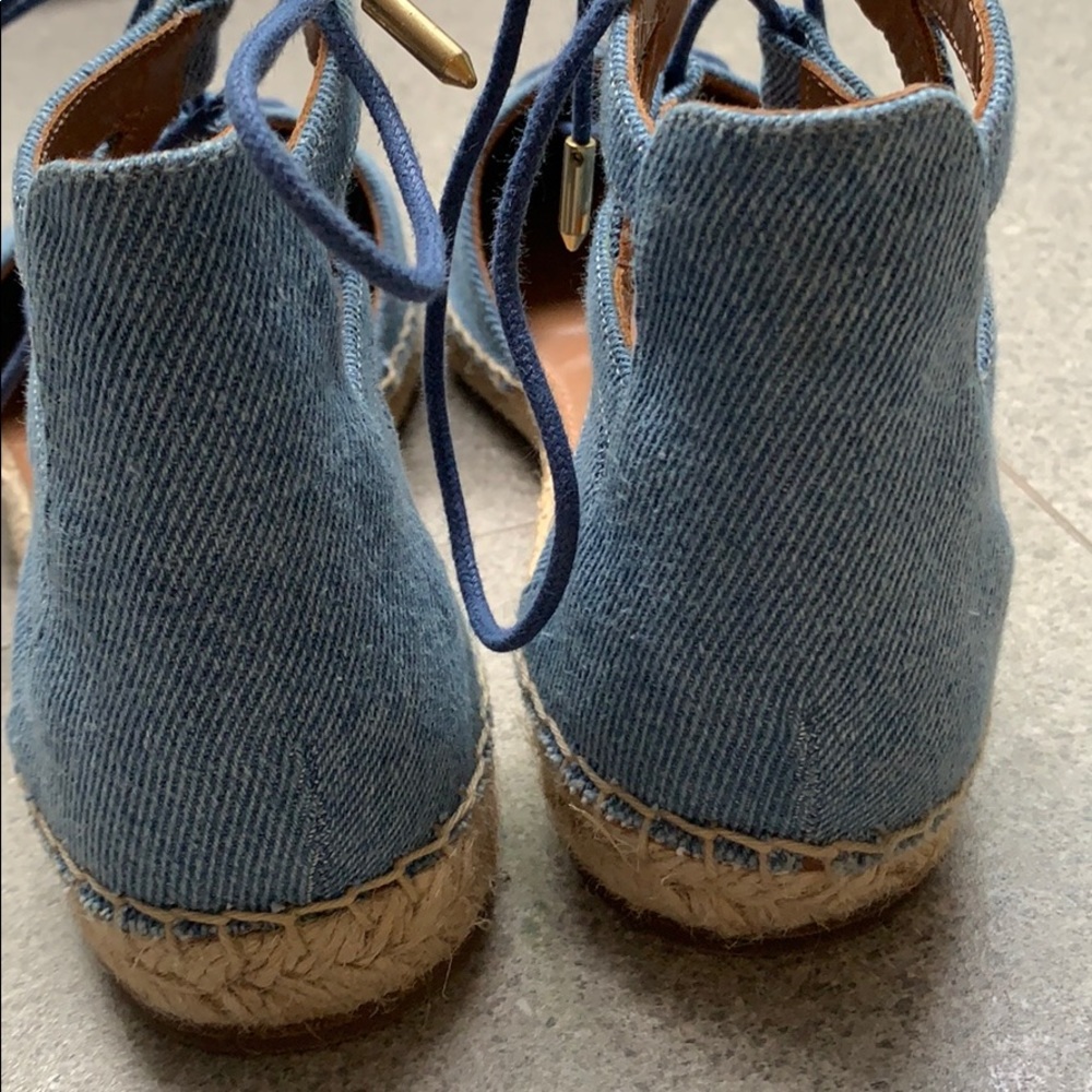 Stunning Aquazzara lace up espadrilles - Picture 3 of 3